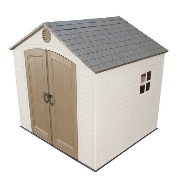 8 ft. W x 7 ft. 4 in. D Plastic Storage Shed - Image 2